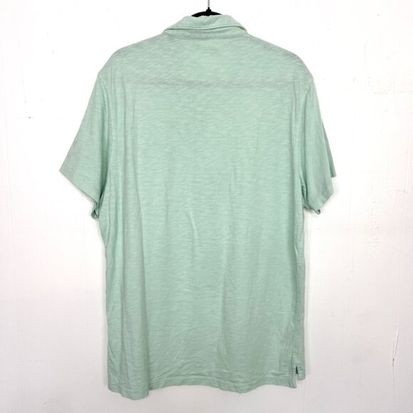 J.Crew Garment-Dyed Mint Green Casual Polo Shirt XL - Picture 3 of 3